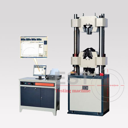 Microcomputer screen display hydraulic universal testing machine