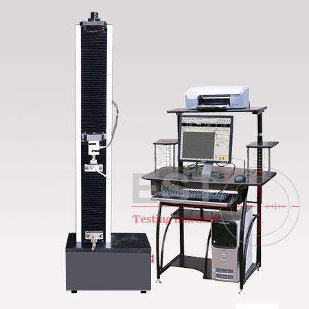 Microcomputer controlled single arm electronic universal testing machine