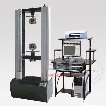 Microcomputer controlled gate tension testing machine