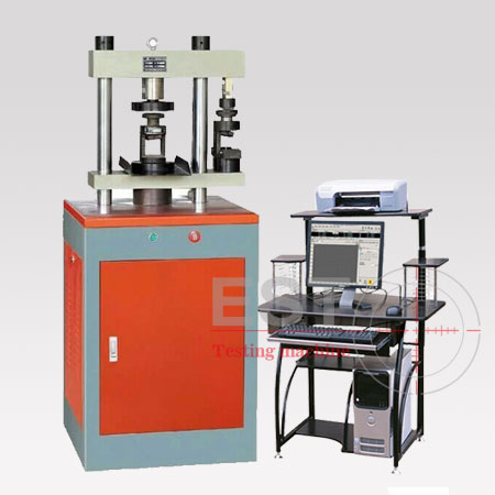 Microcomputer controlled Integrated Machine for bending and Compression Resistance of Constant-Stress cement