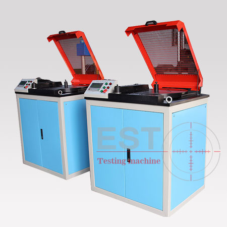 Steel bar bending test machine