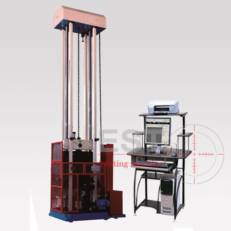  Microcomputer controlled drop weight tearing tester