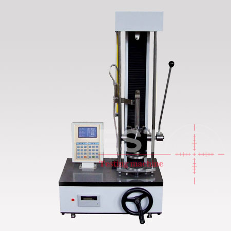 Manual spring tension and compression tester