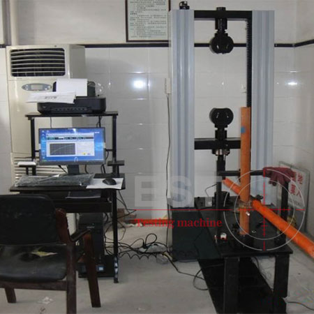 Scaffolding fastener testing machine delivery custome