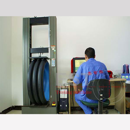   Ring stiffness testing machine for customer use