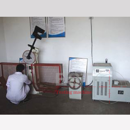 Impact testing machine delivery customer