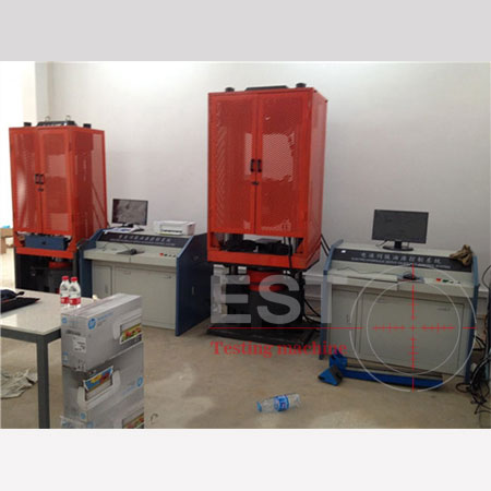 Hydraulic universal testing machine delivery customer