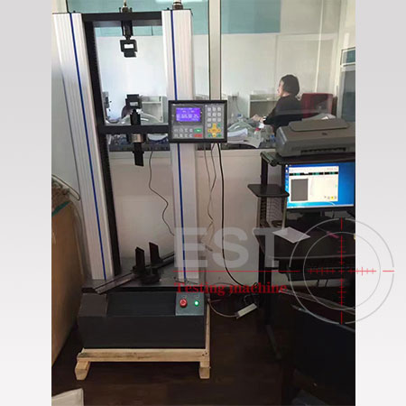   Plate bending test machine delivery customer