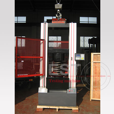 Spring test machine delivery customer